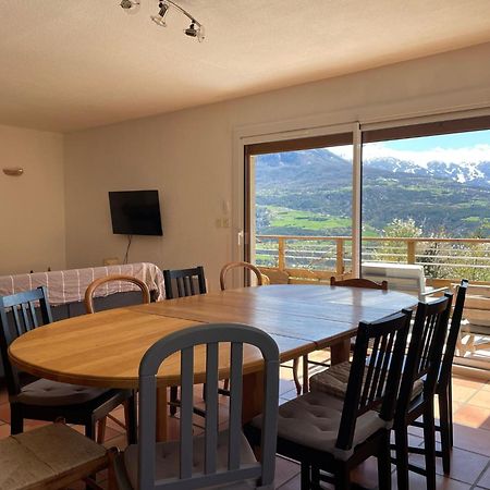 Gite Confort 15 Couchages, Vue Panoramique Montagne Hautes Alpes, Terrasses Embrun Exterior foto
